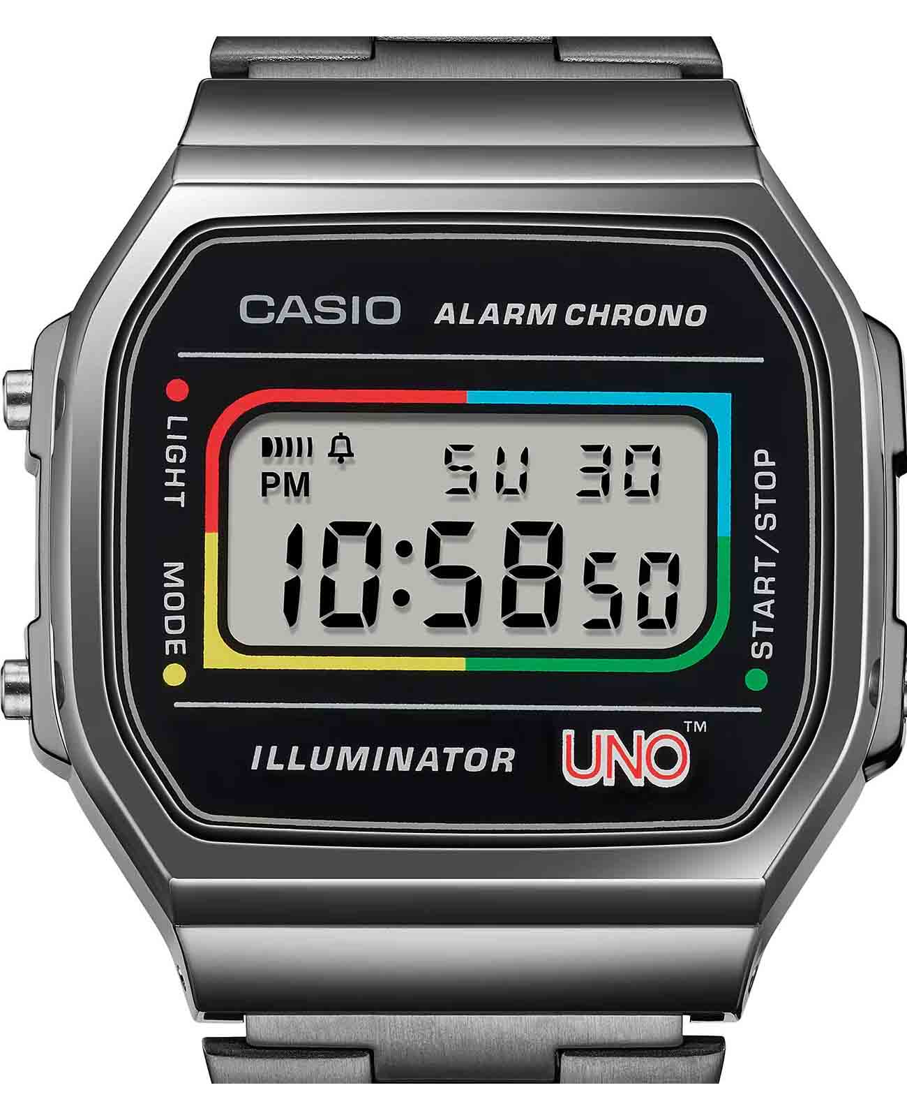 Оригинальные часы Casio Casio Vintage A168WEUC-1A кварцевые калибр механизма  общий вид