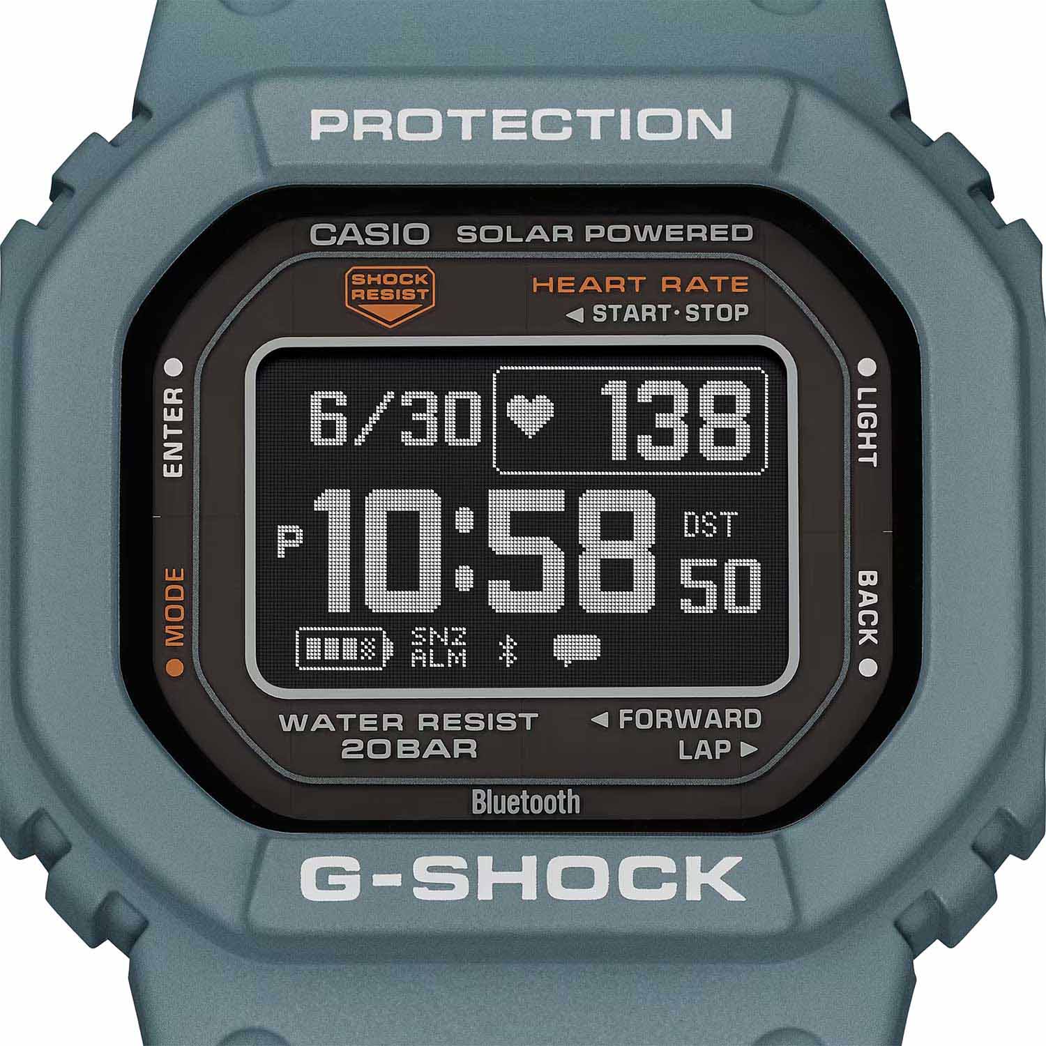 Casio Casio G-Shock DW-H5600-2 электронные мужские часы часы крупный план  циферблата