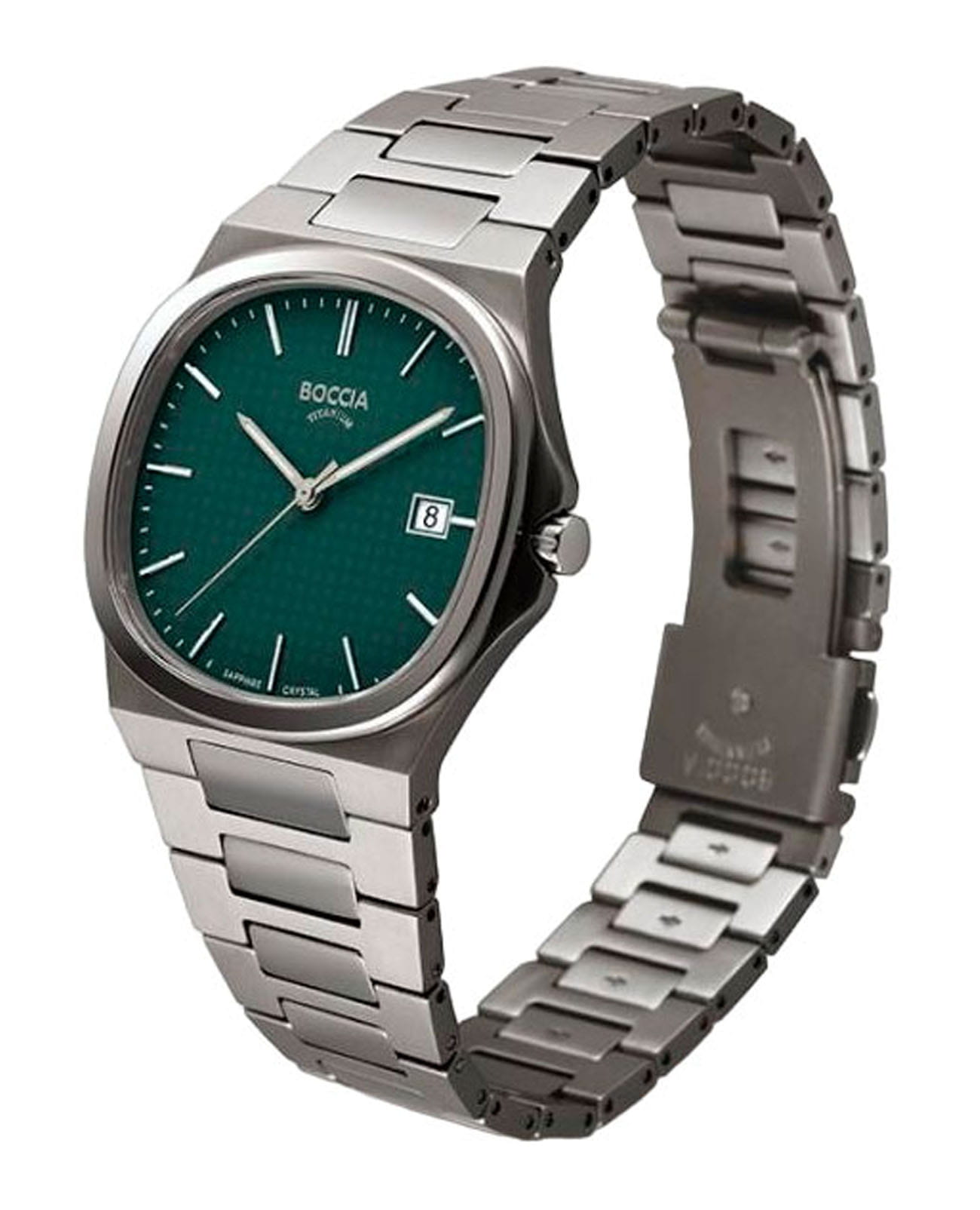 Boccia Titanium Boccia Titanium Square 3657-03,  германия мужские часы на браслете нержавеющая сталь боковой вид