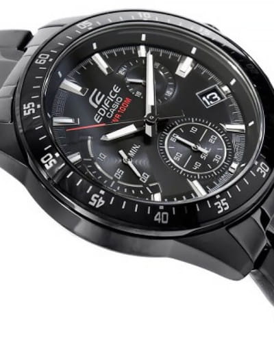 Casio Casio Edifice EFV-540DC-1AVUDF (EFV-540DC-1A), edifice япония мужские часы на браслете сталь с ip покрытием боковой вид