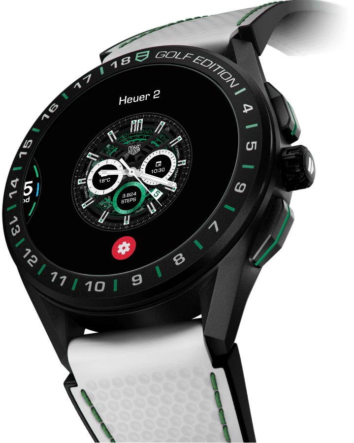 TAG Heuer TAG Heuer Connected Golf Edition SBG8A82.EB0206 мужские часы черный циферблат на запястье