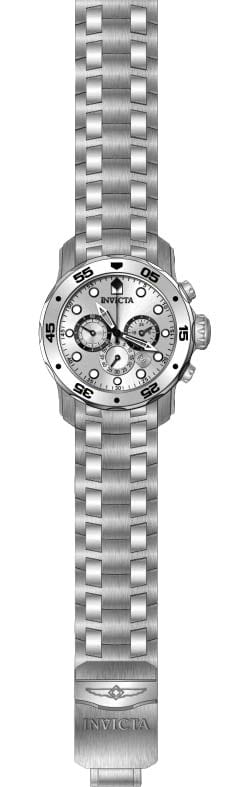 Invicta Invicta Pro Diver IN0071,  сша мужские часы на браслете нержавеющая сталь боковой вид