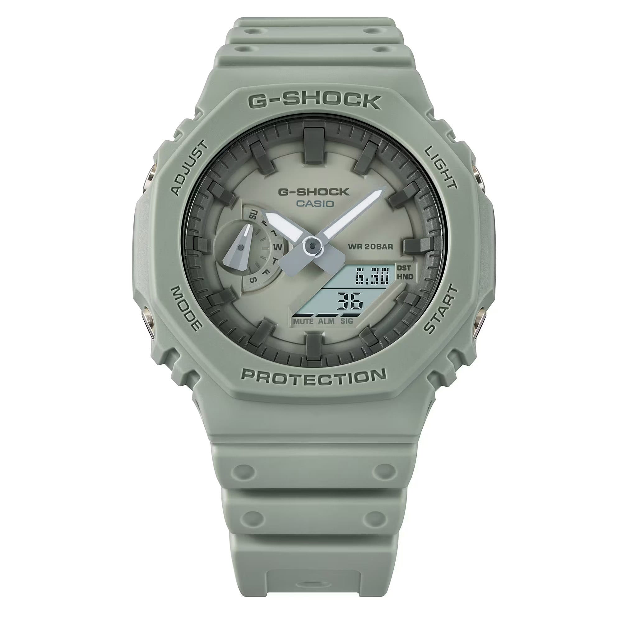 Оригинальные часы Casio Casio G-Shock GA-2100NC-3A электронные калибр механизма  общий вид