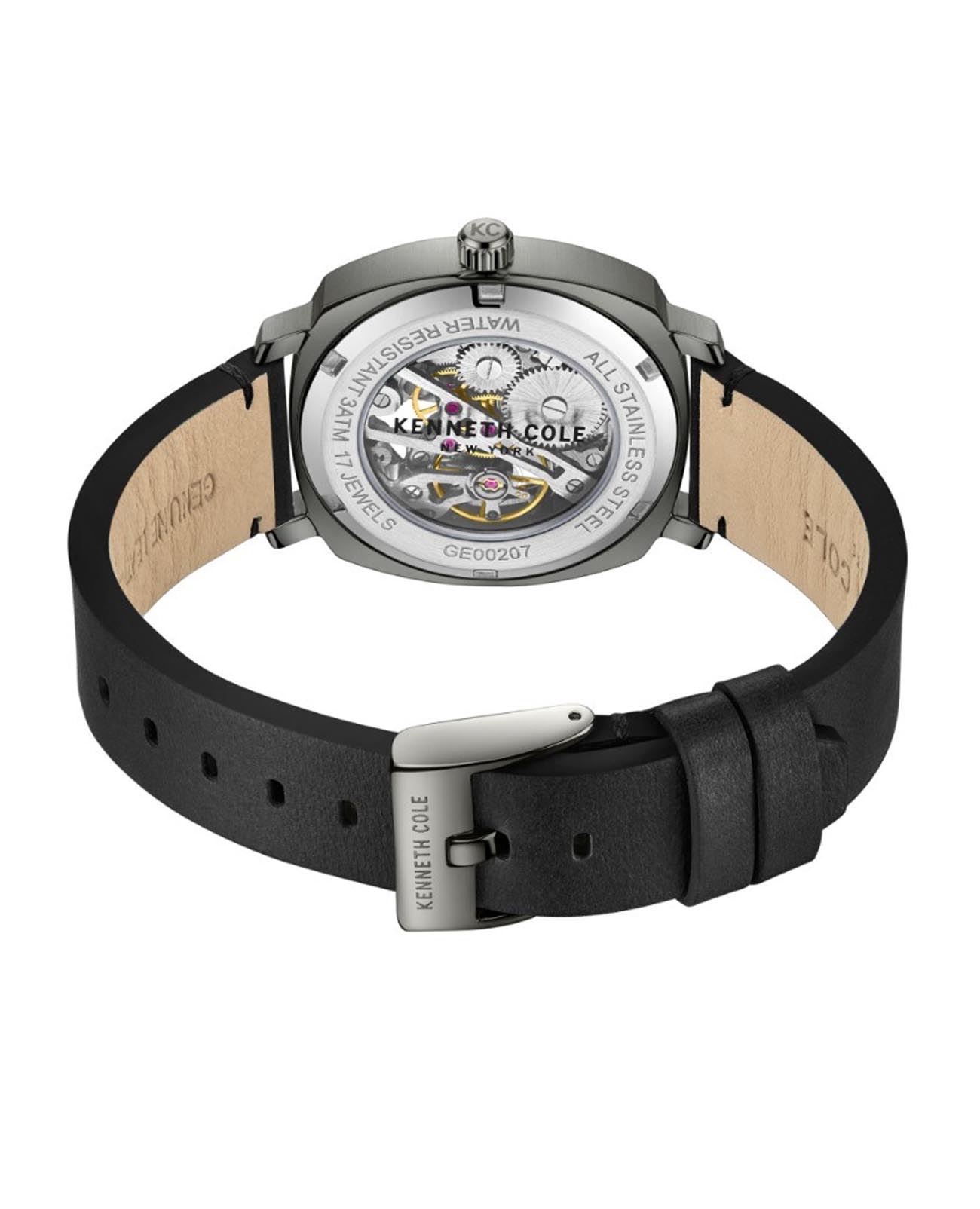 Kenneth Cole Kenneth Cole Mechanical KCWGE0020703,  сша мужские часы на браслете кожаный боковой вид