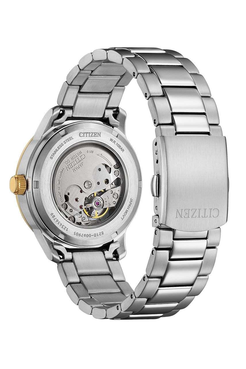 Citizen Citizen Automatic NJ0196-80X, automatic citizen япония мужские часы на браслете нержавеющая сталь боковой вид