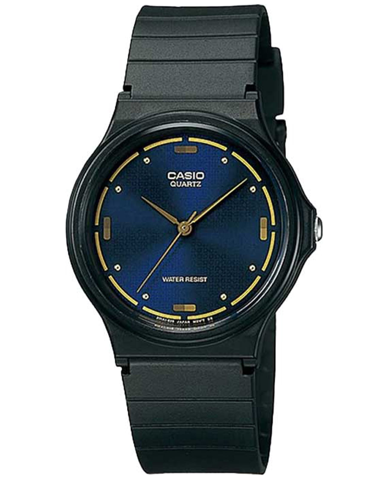 Casio Casio Collection MQ-76-2ALDF (MQ-76-2AL)  MQ-76-2A кварцевые женские часы синий циферблат, браслет пластик — вид спереди