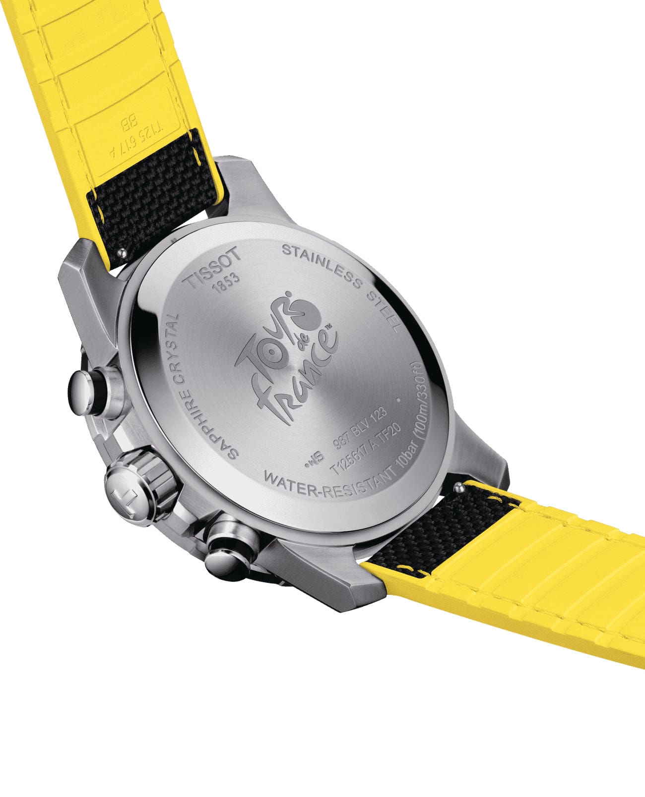 Оригинальные часы Tissot Tissot SuperSport Chrono Tour De France 2020 T125.617.17.051.00 кварцевые калибр механизма eta g10.212 общий вид