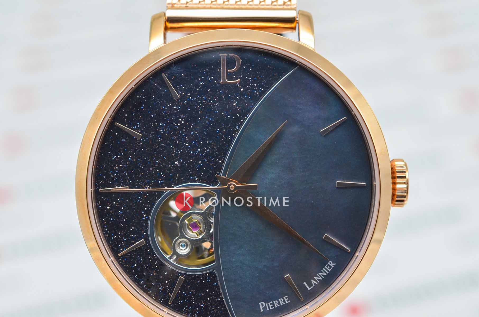 Pierre Lannier Pierre Lannier Celeste 302F988,  франция женские часы на браслете нержавеющая сталь с ip-покрытием боковой вид