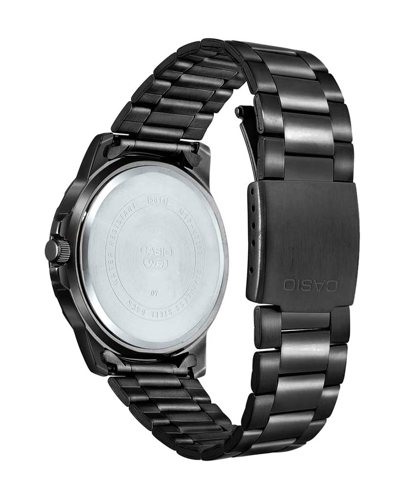 Casio Casio Collection MTP-VD200B-1B , наручные мужские часы фото под углом