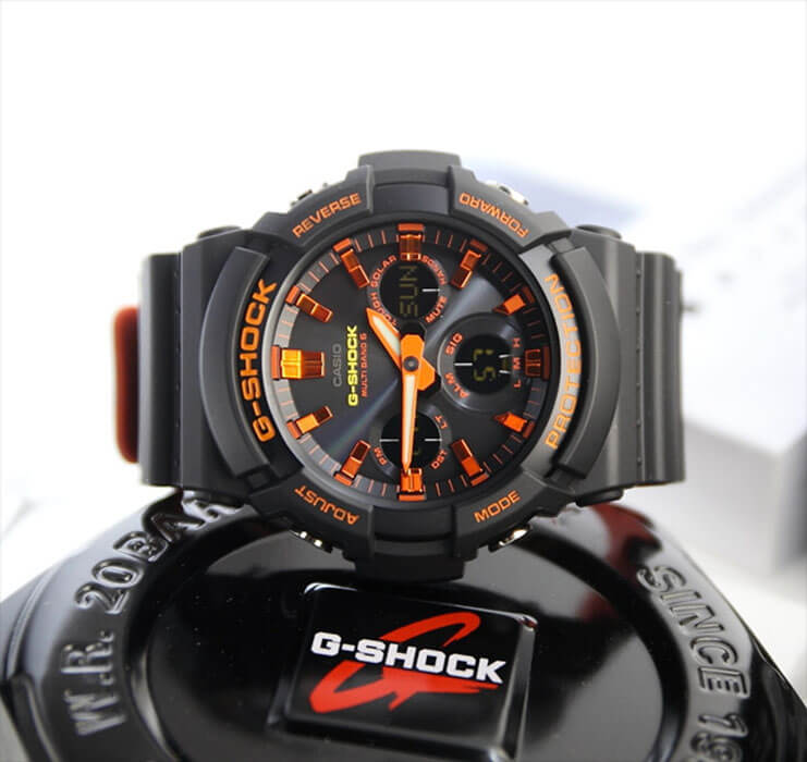 Casio Casio G-Shock GAW-100BR-1A  - задняя крышка сталь пластик металл корпуса, япония часы