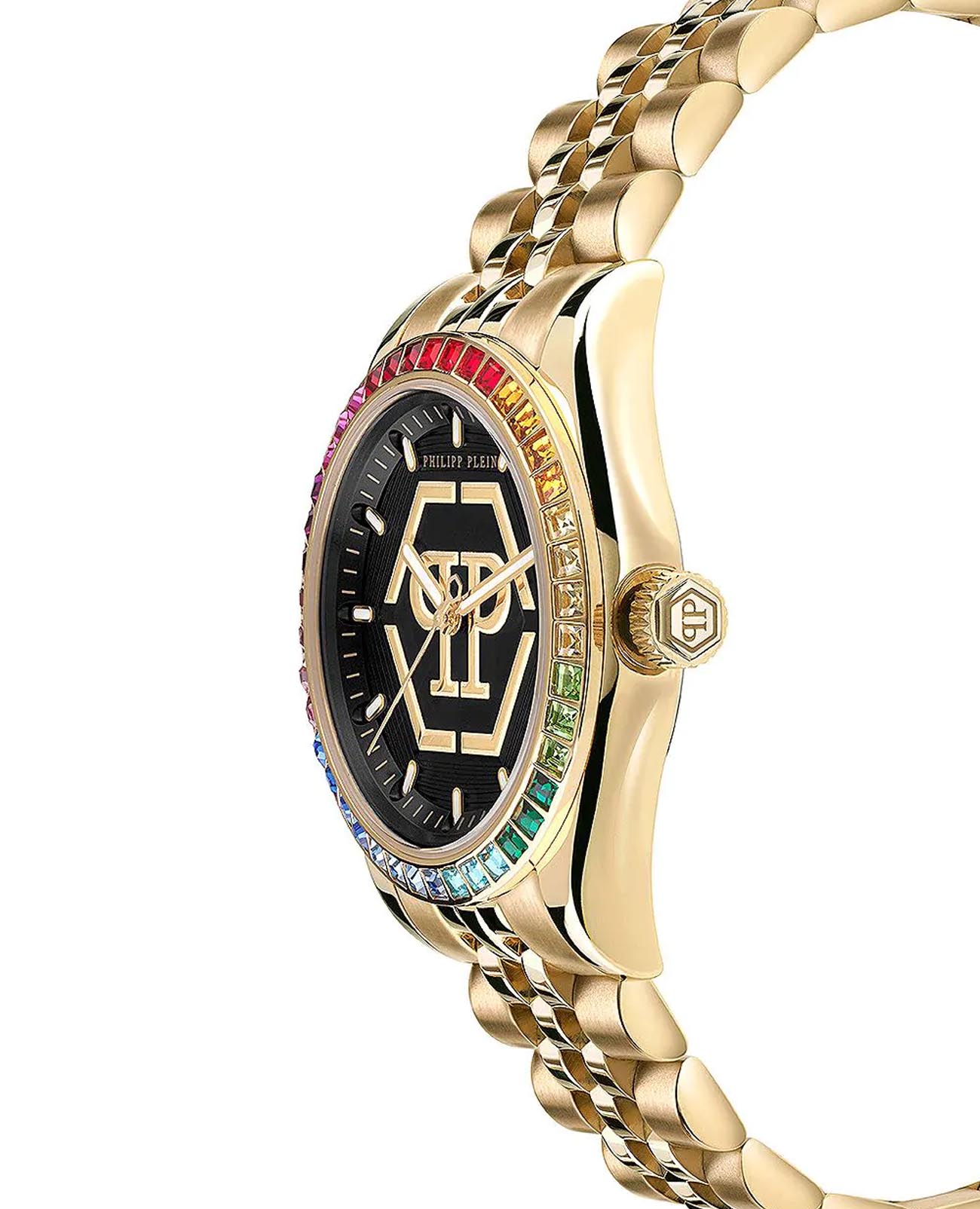 Philipp Plein Philipp Plein Street Couture PW2BA0623,  германия женские часы на браслете нержавеющая сталь с ip-покрытием боковой вид