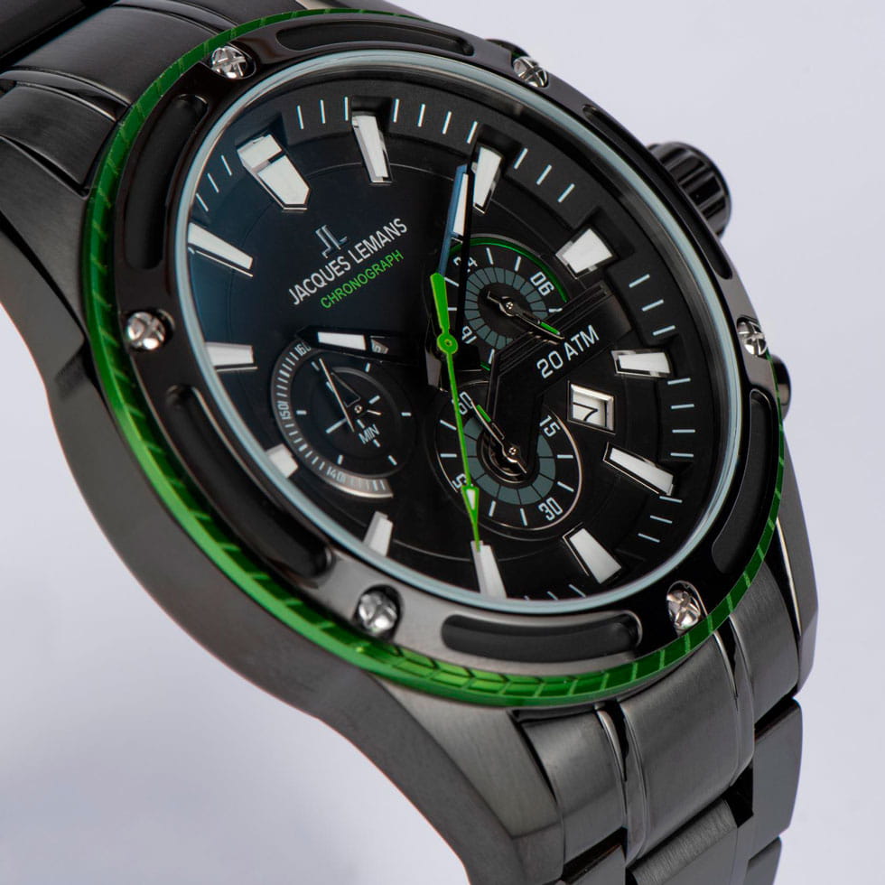 Jacques Lemans Jacques Lemans Liverpool 1-2141H, liverpool австрия мужские часы на браслете нержавеющая сталь с pvd-покрытием боковой вид