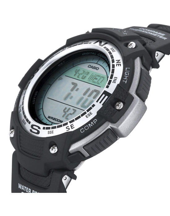 Casio Casio Collection SGW-100-1VER, illuminator япония мужские часы на браслете пластик боковой вид