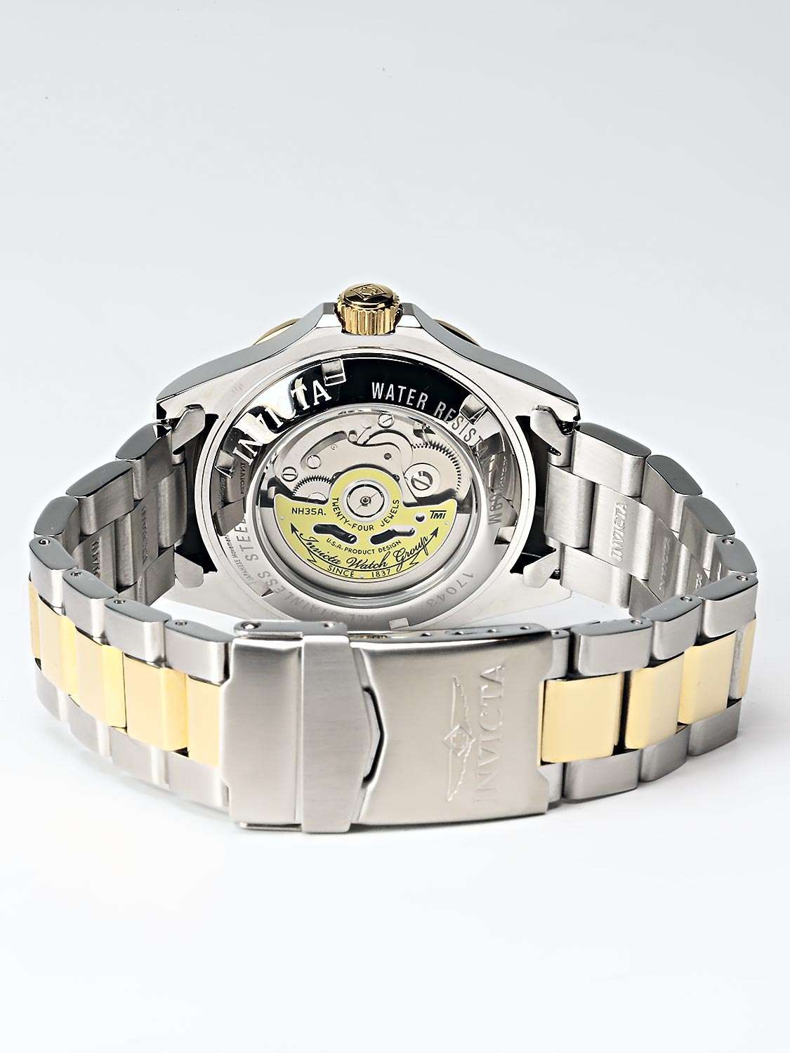 Invicta Invicta Pro Diver IN17043 мужские часы черный циферблат на запястье