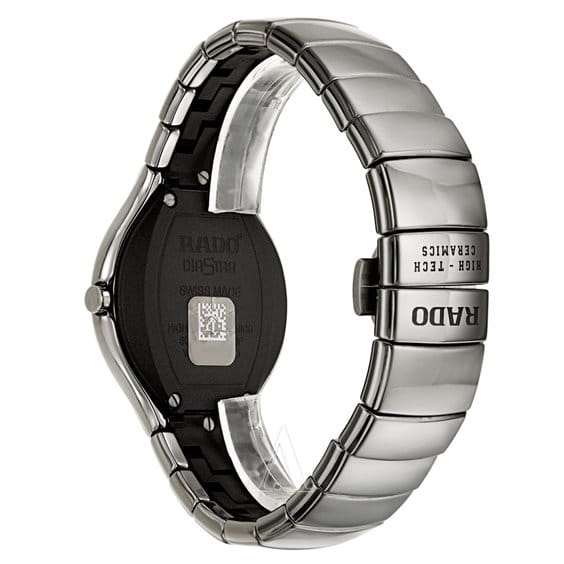 Rado Rado True R27654112, true швейцария мужские часы на браслете высокотехнологичная плазменная керамика боковой вид