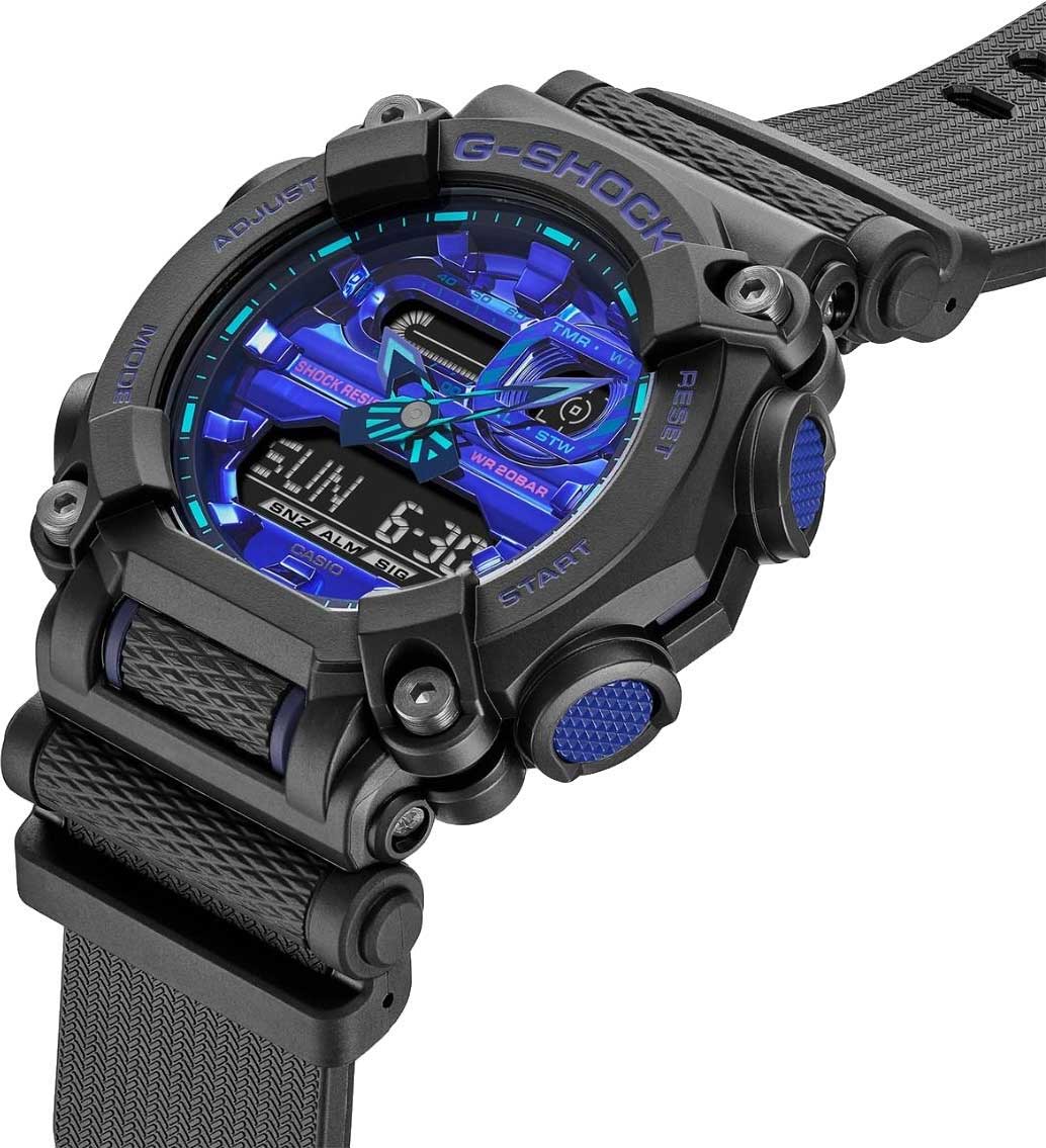 Casio Casio G-Shock Virtual Blue GA-900VB-1AER  - задняя крышка пластик корпуса, япония часы