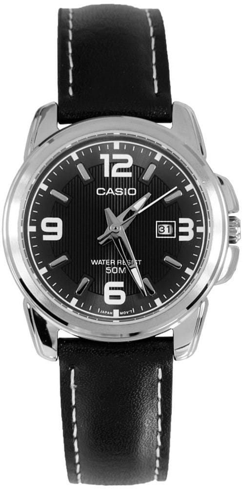Casio Casio Collection LTP-1314L-8A  — детали корпуса и кожаный