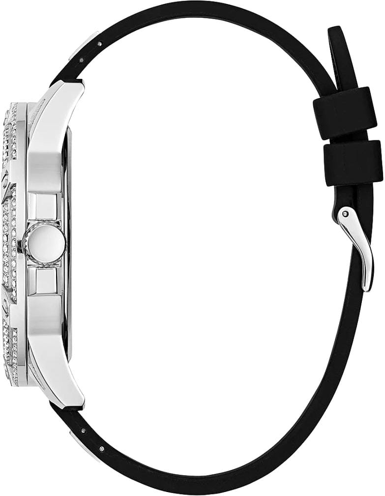 Guess Guess Dress Steel GW0537G1 кварцевые мужские часы часы крупный план серебристый циферблата
