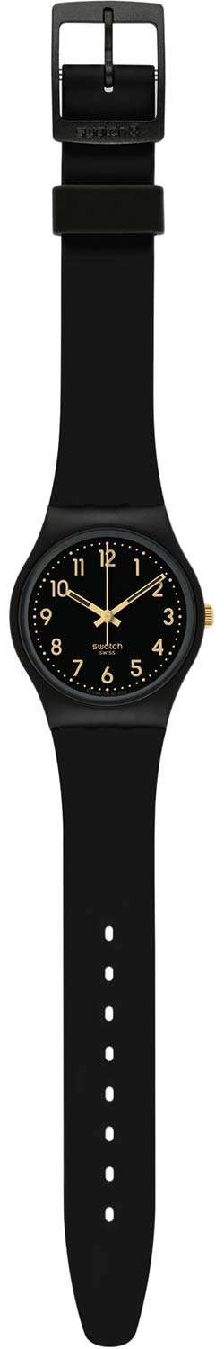 Swatch Swatch Gent Standard GB274 женские часы черный циферблат на запястье