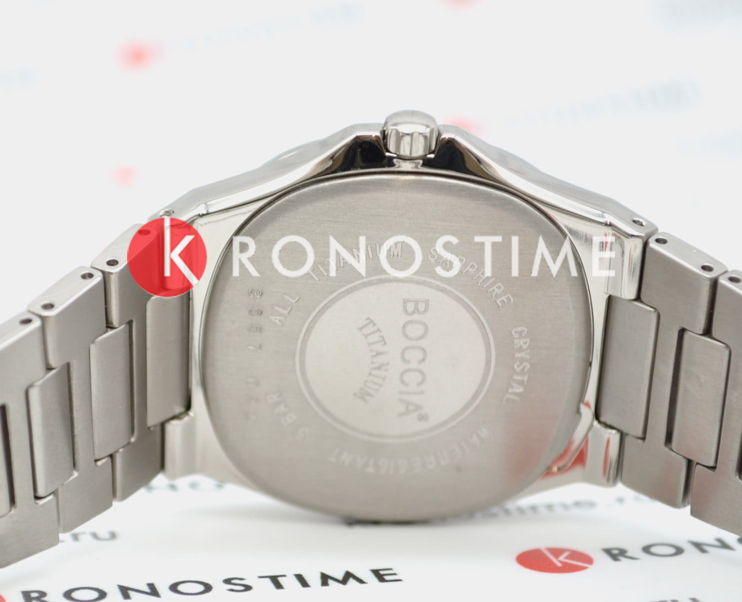 Boccia Titanium Boccia Titanium Square 3657-04 мужские часы зеленый циферблат на запястье