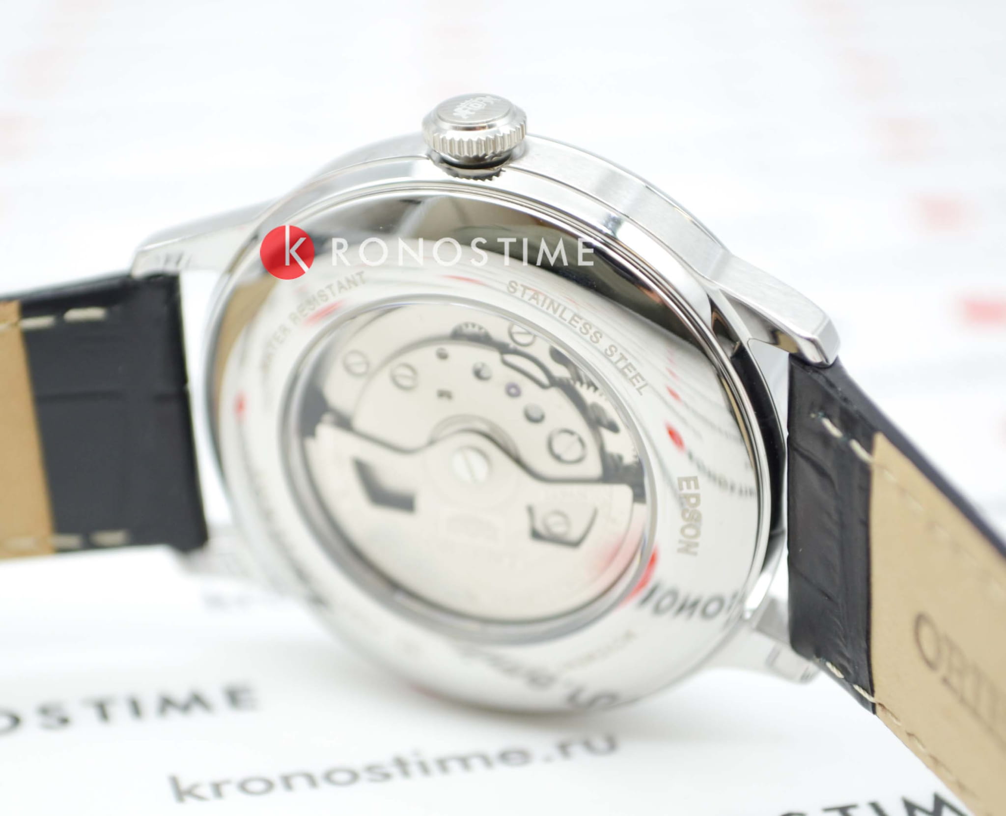 Оригинальные часы Orient Orient Sun & Moon RA-AK0802S (RN-AK0802S) механические калибр механизма f6b24 общий вид