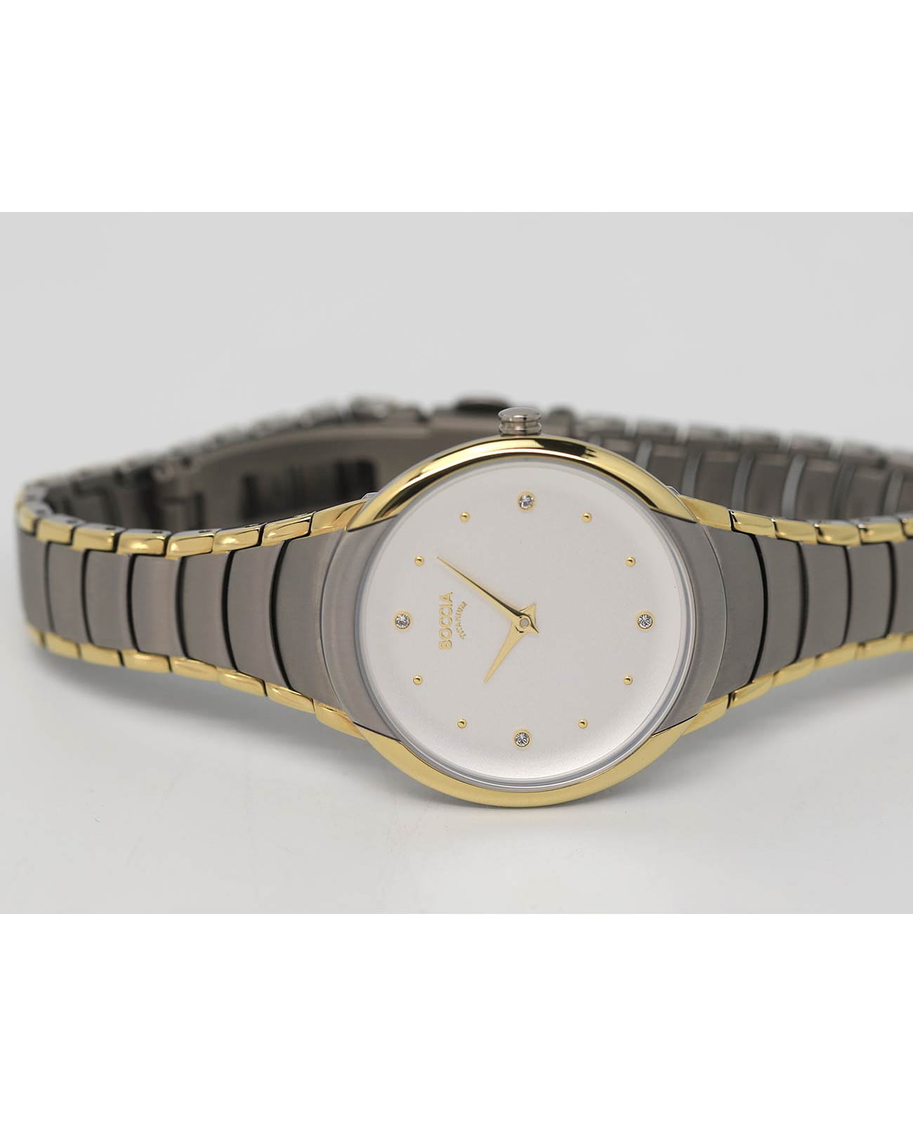 Boccia Titanium Boccia Titanium Circle-Oval 3276-10 , наручные женские часы фото под углом