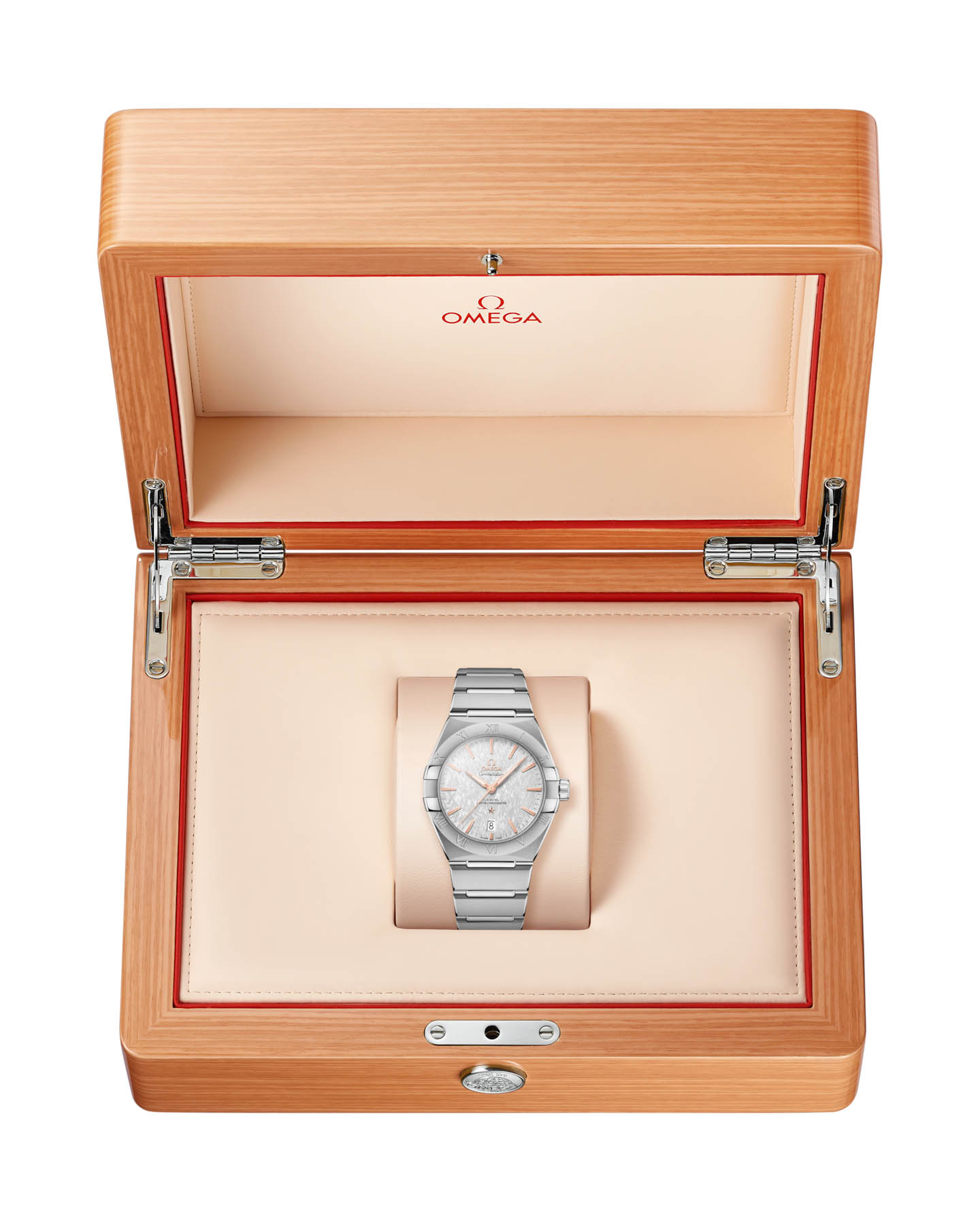 Omega Omega Constellation 131.10.39.20.06.001, constellation швейцария мужские часы на браслете нержавеющая сталь боковой вид