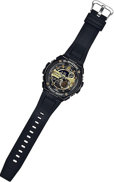 Casio Casio G-Shock GST-210B-1A9 GST G-Steel, наручные мужские часы фото под углом