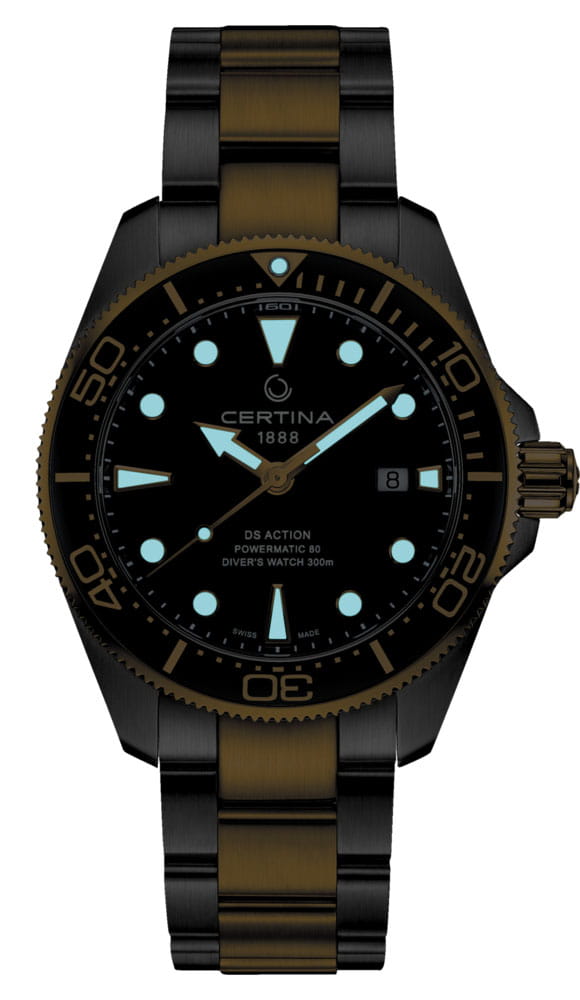 Оригинальные часы Certina Certina DS Action Diver C032.607.22.041.00 механические калибр механизма powermatic 80.611 общий вид