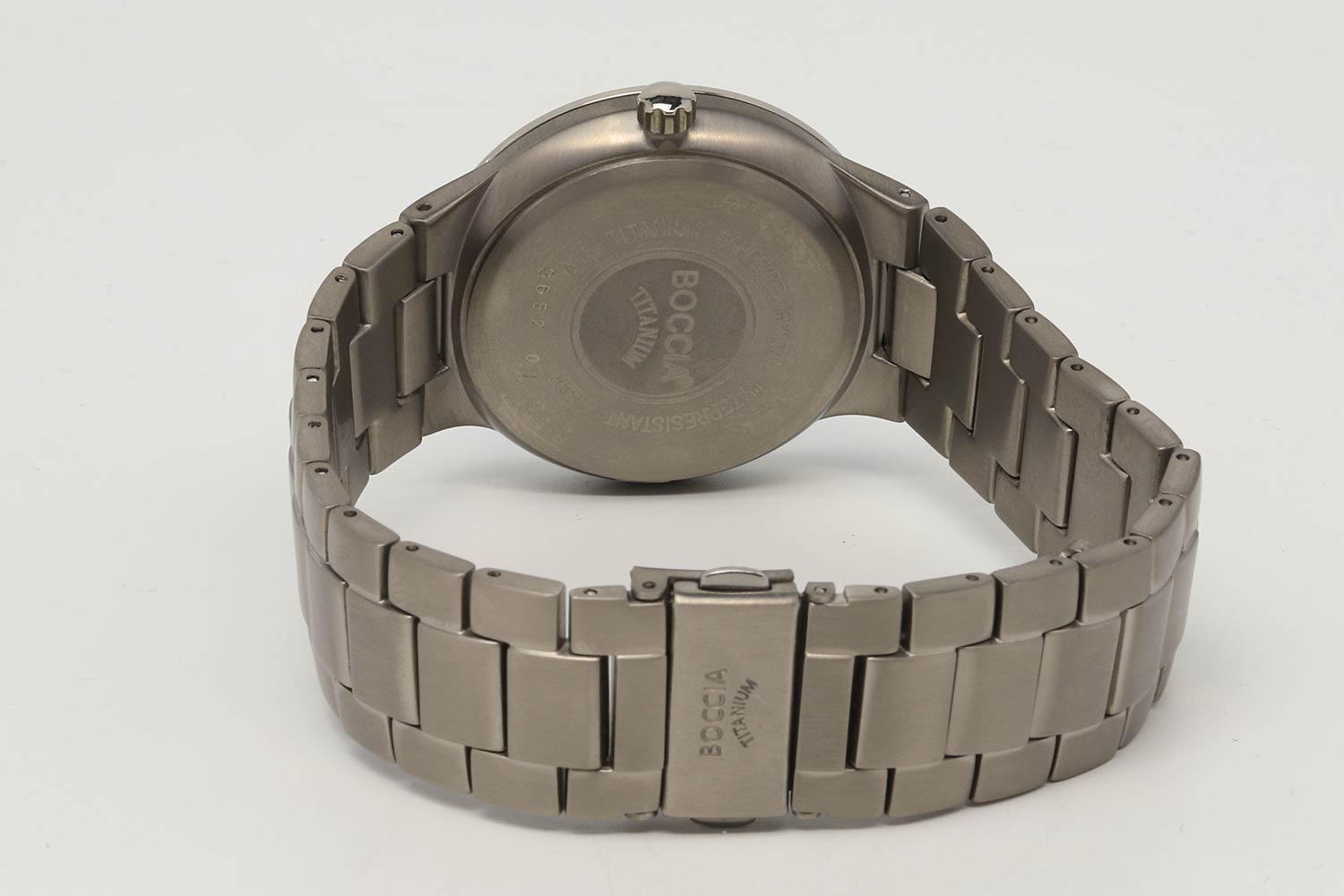 Boccia Titanium 3652-01 мужские часы застежка крупным планом