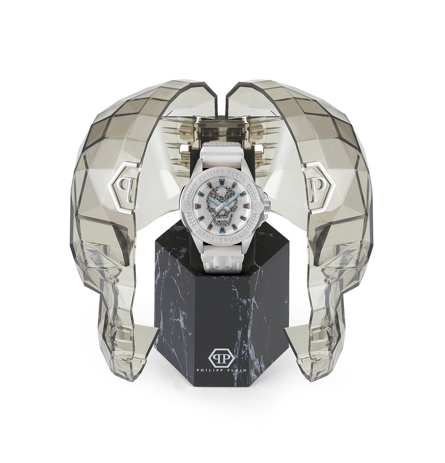 Philipp Plein Philipp Plein The Skull PWAAA1521  - задняя крышка металл сталь корпуса, германия часы