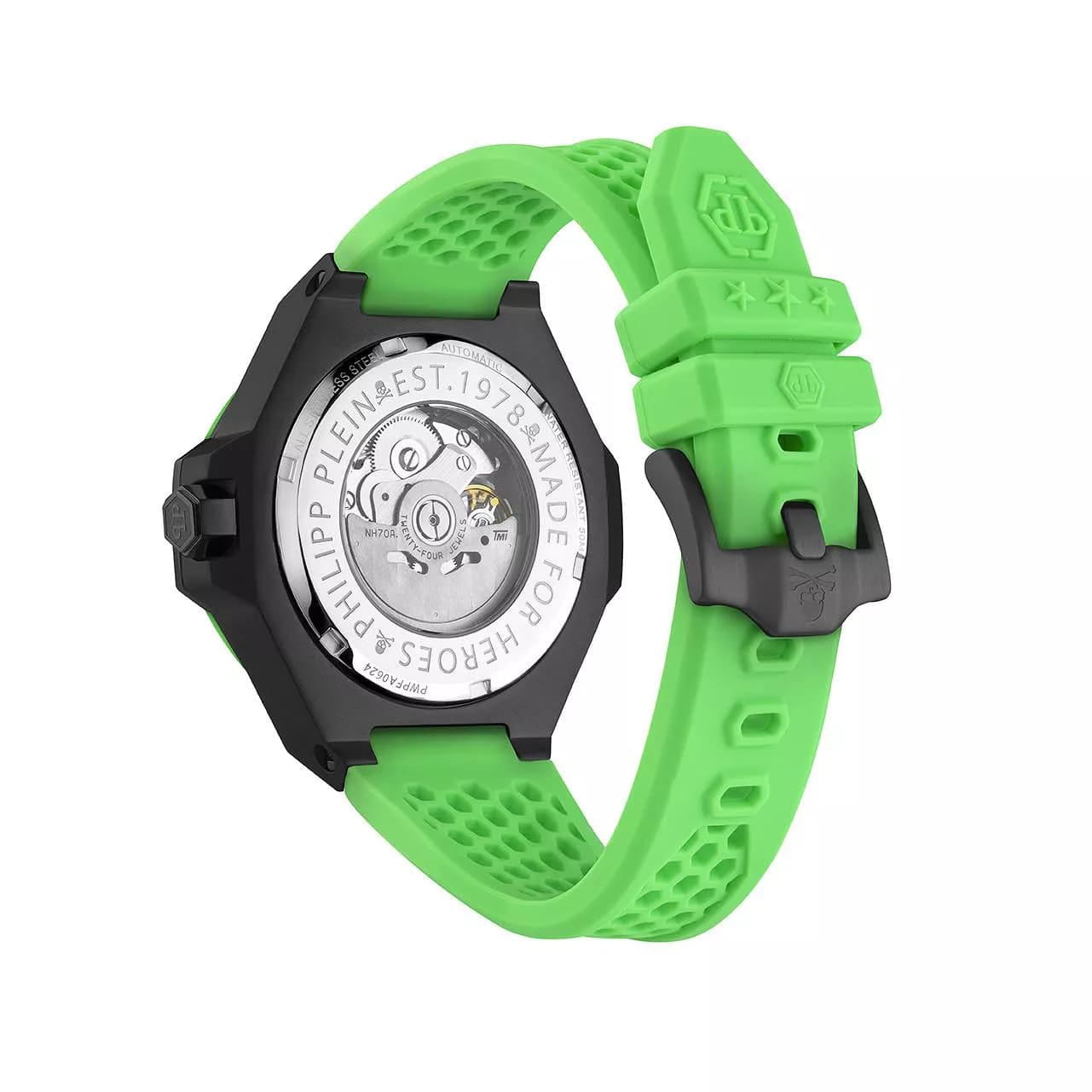 Philipp Plein Philipp Plein The Skull PWPFA0624, the skull германия мужские часы на браслете силикон боковой вид