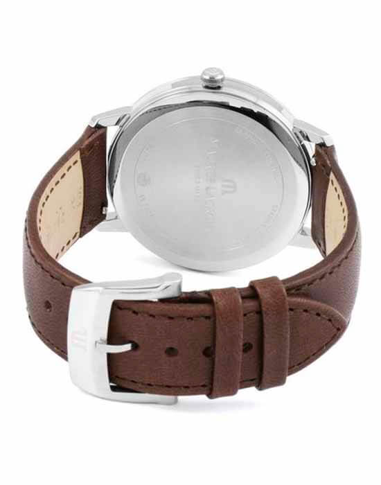 Maurice Lacroix Maurice Lacroix Eliros Moonphase EL1108-SS001-110-1, eliros швейцария мужские часы на браслете кожаный боковой вид
