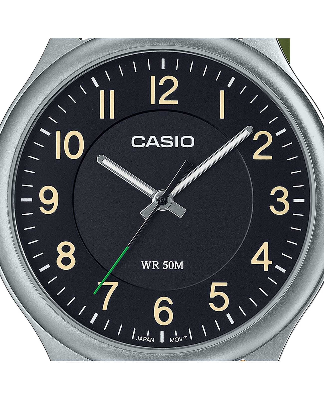 Casio Casio Collection MTP-B160L-1B1VDF (MTP-B160L-1B1) мужские часы черный циферблат на запястье