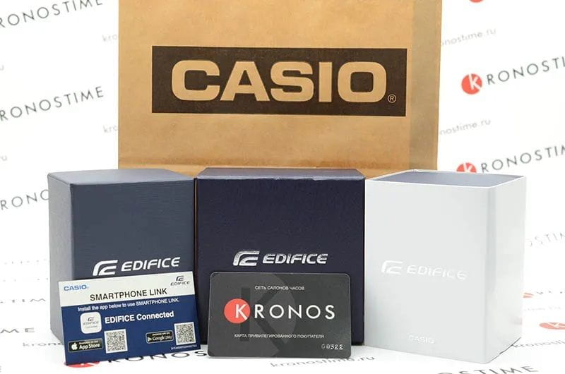 Casio Casio Edifice EFS-S510D-1B мужские часы черный циферблат на запястье