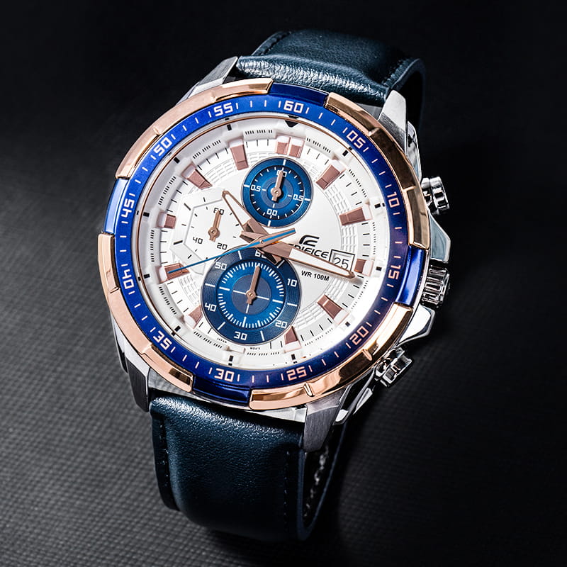 Casio Casio Edifice EFR-539L-7CVUDF (EFR-539L-7C) EFR, наручные мужские часы фото под углом