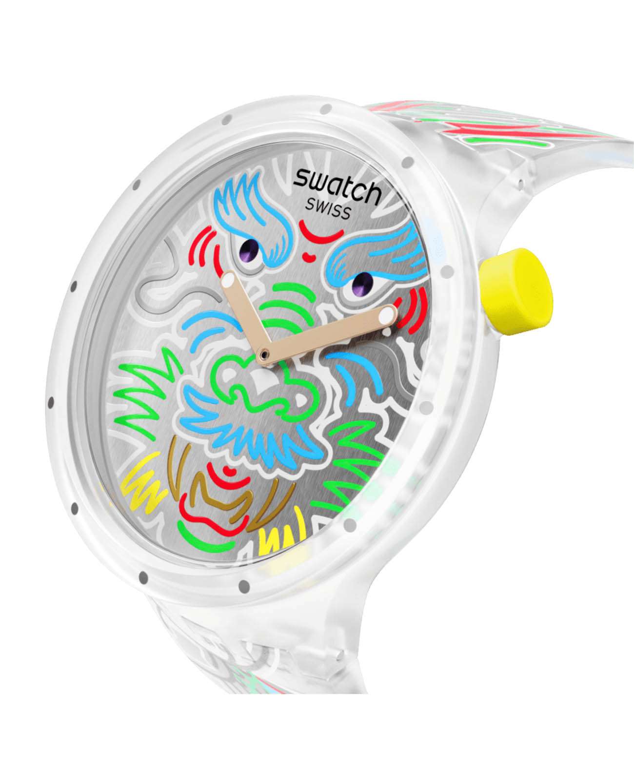 Swatch Swatch Big Bold Biosourced Standard SB05Z102 , наручные мужские часы фото под углом