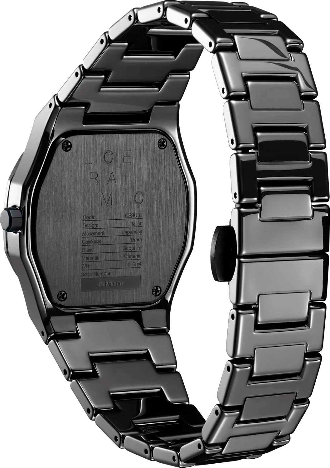 D1 Milano CEBU01 мужские часы застежка крупным планом
