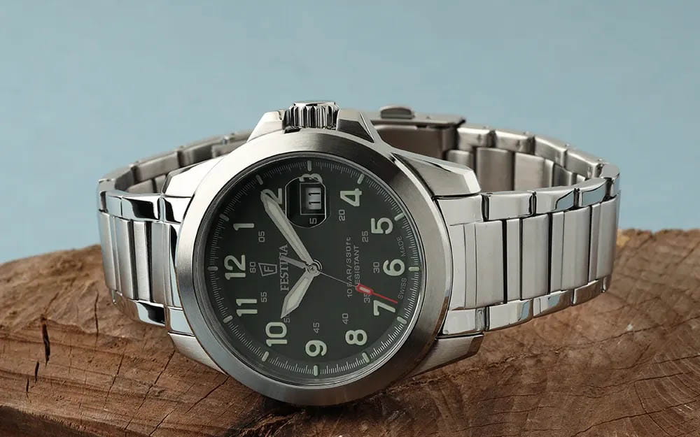 Festina Festina Swiss Made F20081/3 , наручные мужские часы фото под углом