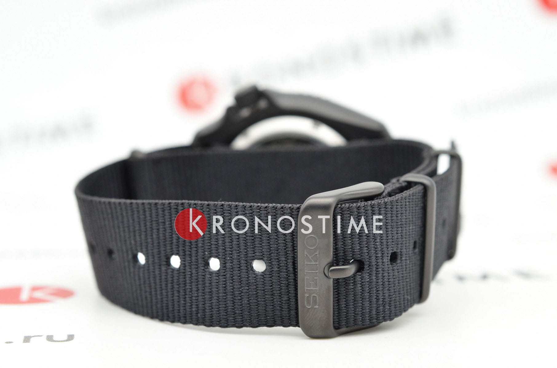 Seiko Seiko 5 Sports SRPD79K1 механические мужские часы часы крупный план черный циферблата