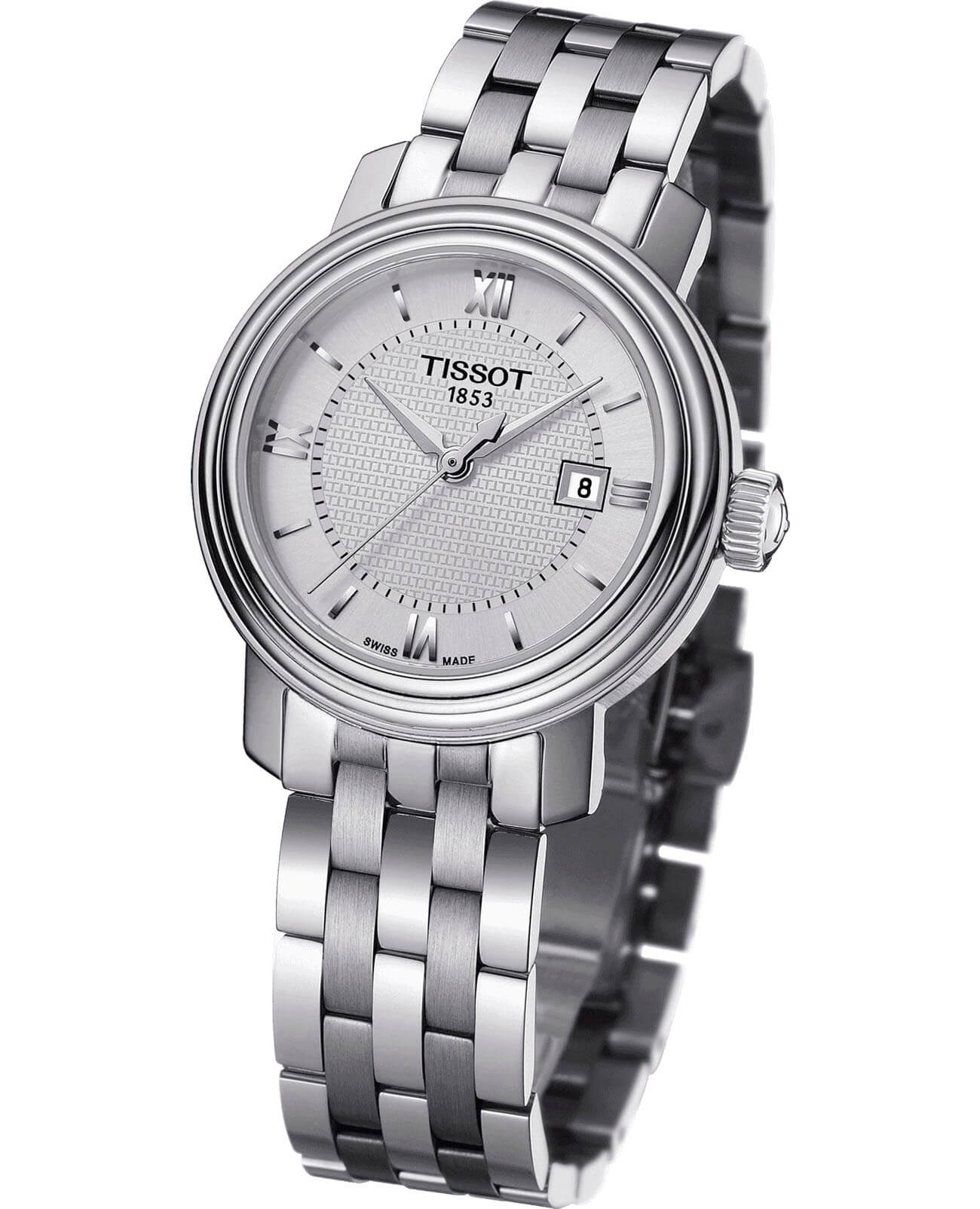 Tissot Tissot Bridgeport Lady T097.010.11.038.00, t-classic швейцария женские часы на браслете нержавеющая сталь боковой вид