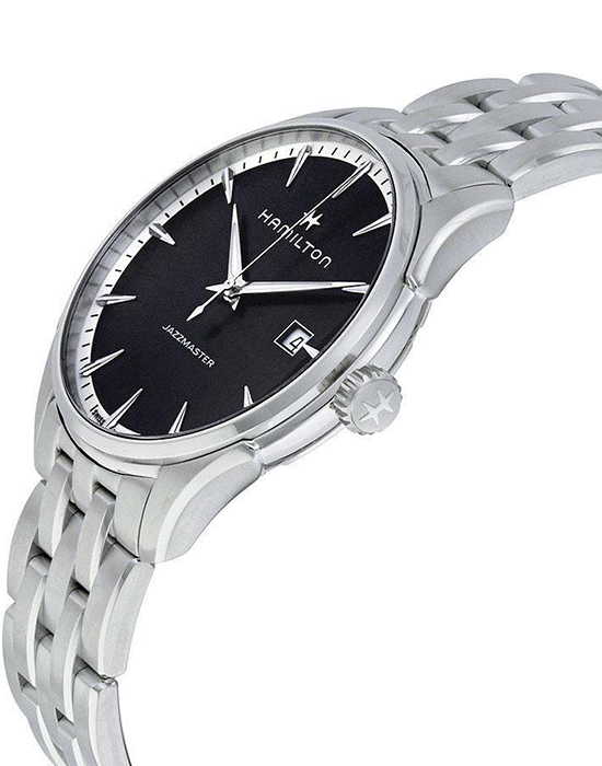 Hamilton Hamilton Jazzmaster Gent Quartz H32451131 , наручные мужские часы фото под углом