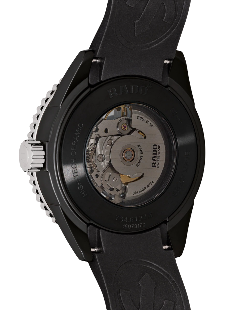 Rado Rado Captain Cook High-Tech Ceramic R32127156 Automatic, наручные мужские часы фото под углом