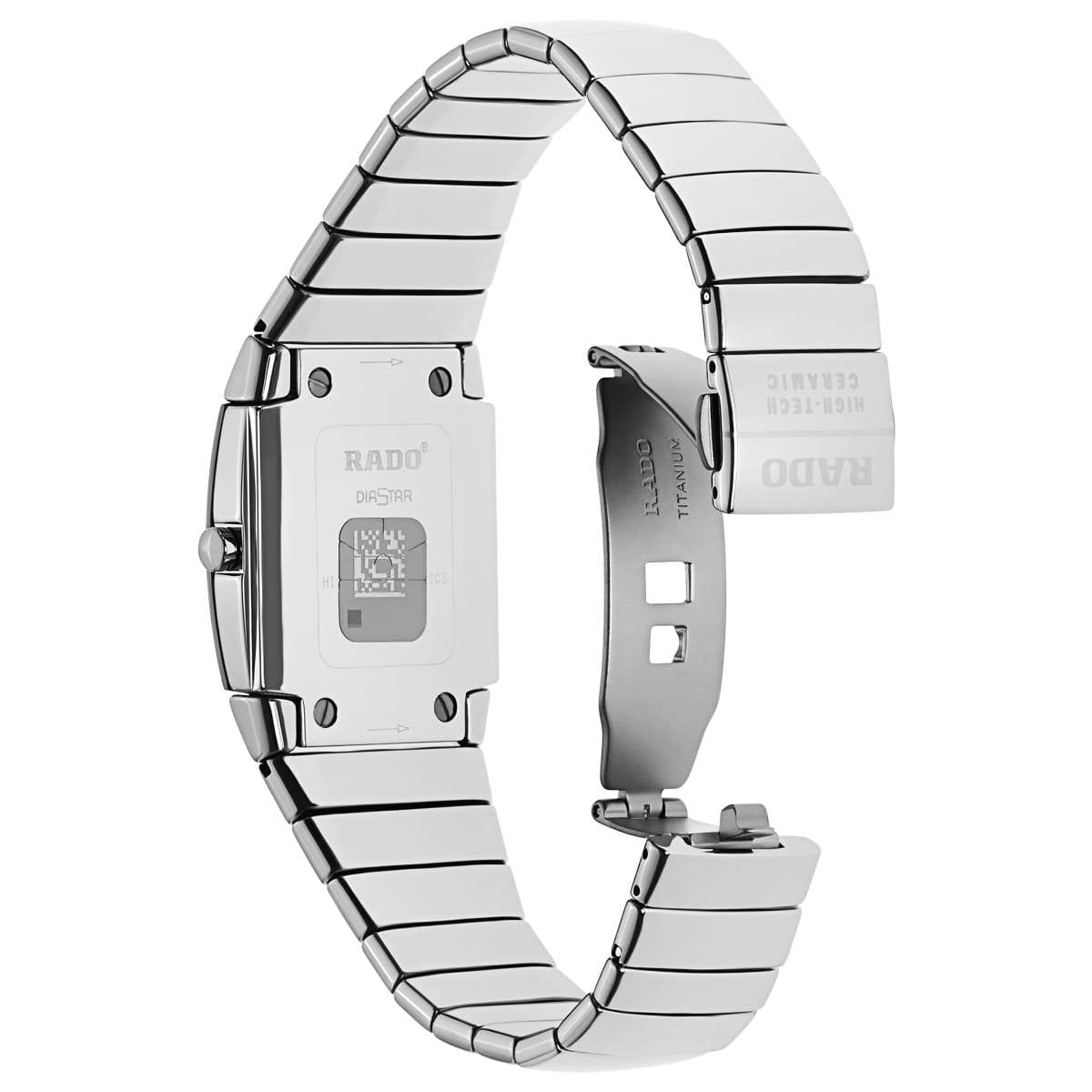 Rado Rado Sintra R13811202, ceramica швейцария женские часы на браслете керамика боковой вид