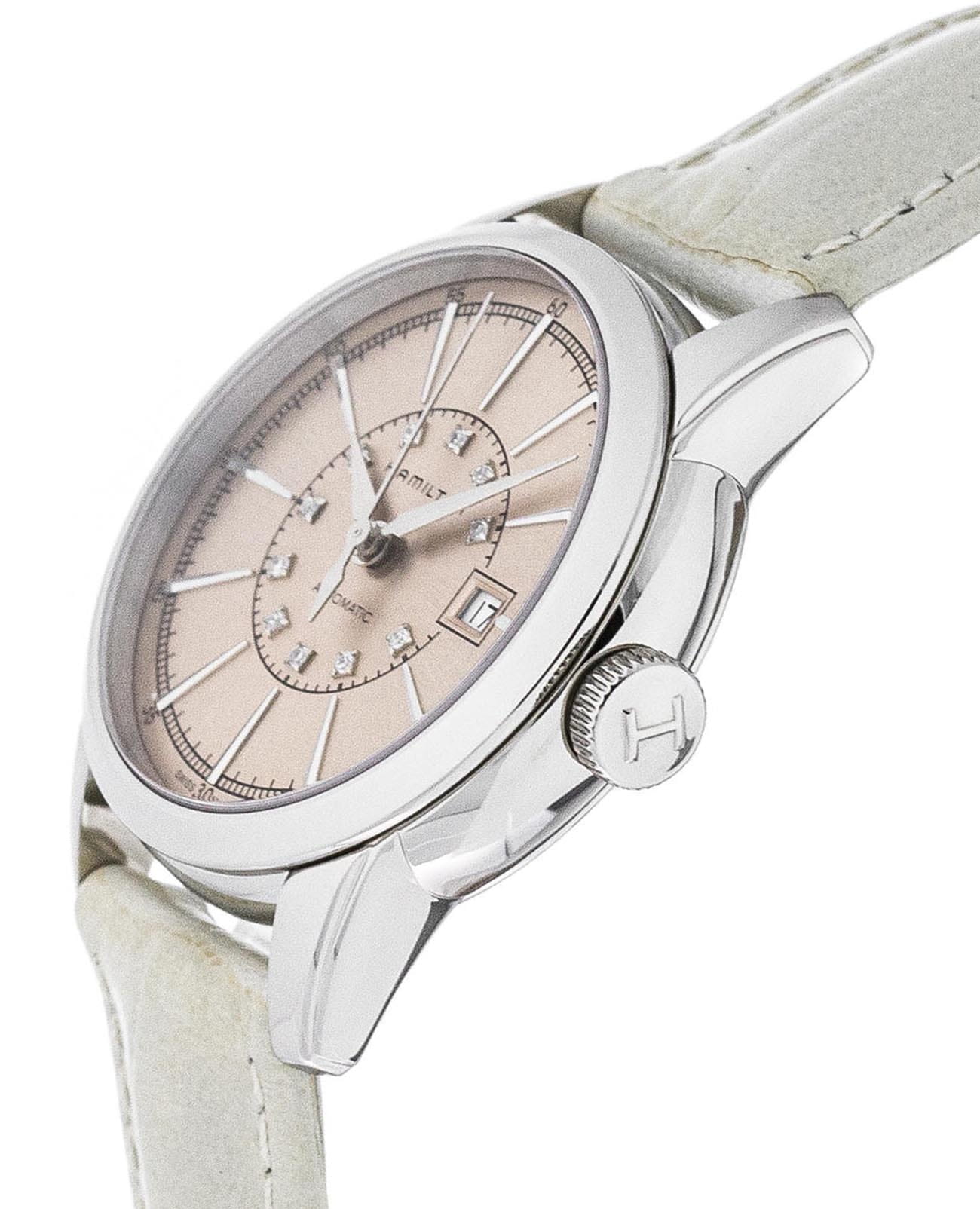 Hamilton Hamilton American Classic RailRoad Lady Auto H40405821 , наручные женские часы фото под углом