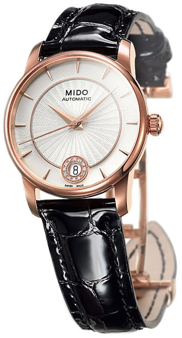 Mido Mido Baroncelli II Lady M007.207.36.036.00 женские часы белый циферблат на запястье