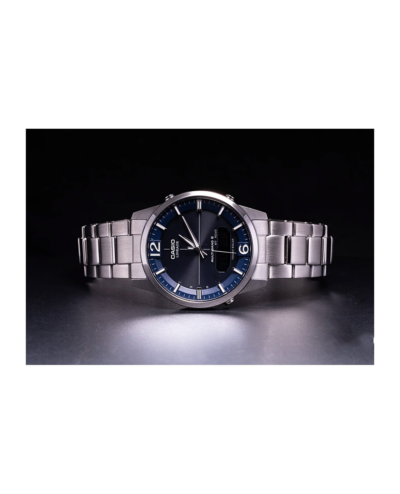 Casio Casio Radio Controlled LCW-M170D-2AER мужские часы синий циферблат на запястье