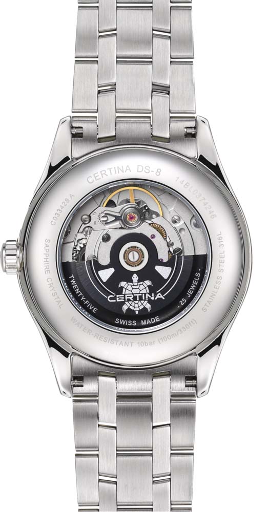 Certina C0334281104100 мужские часы застежка крупным планом