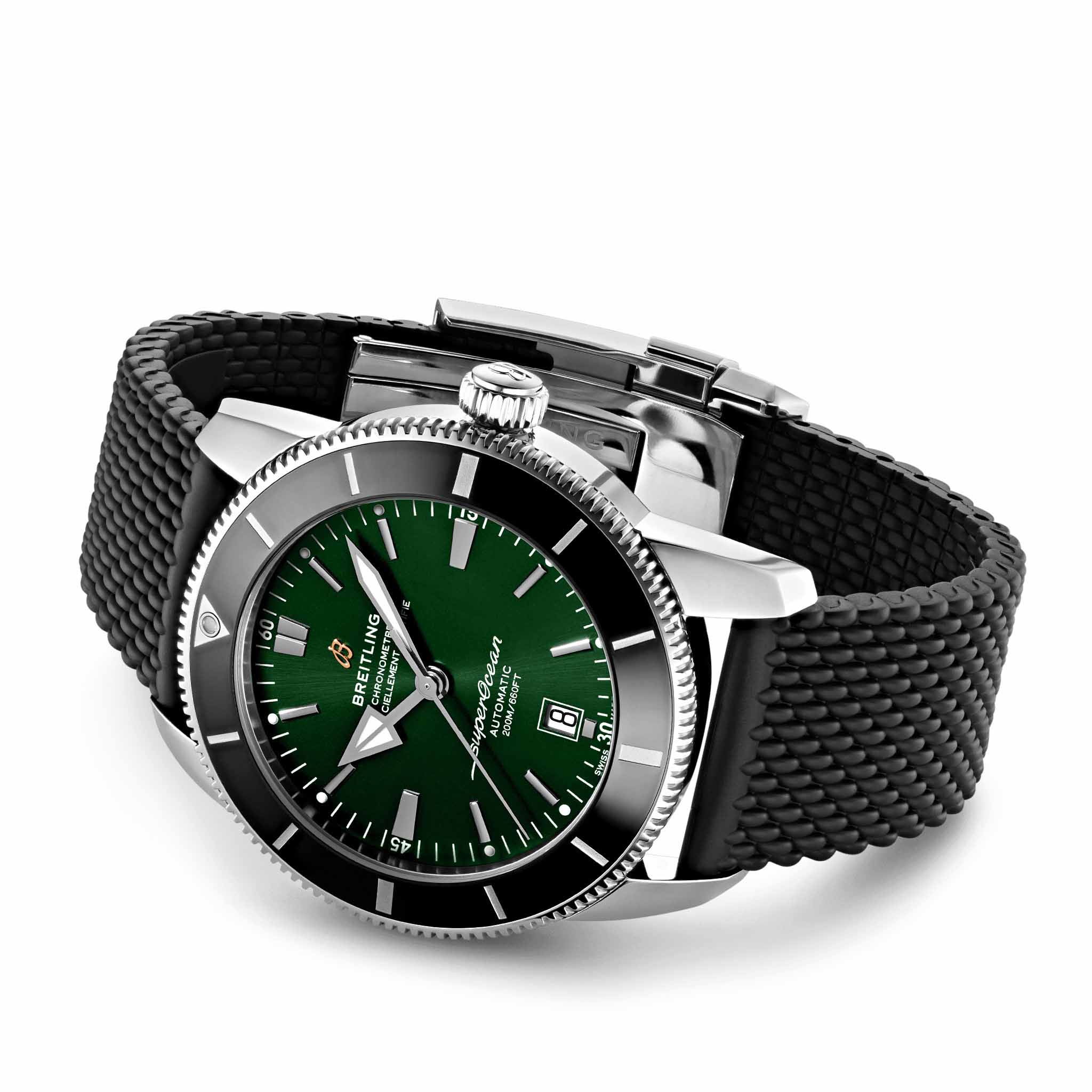 Оригинальные часы Breitling Breitling Superocean Heritage B20 Automatic 46 AB2020121L1S1 механические калибр механизма мануфактурный механизм breitling caliber b20 общий вид