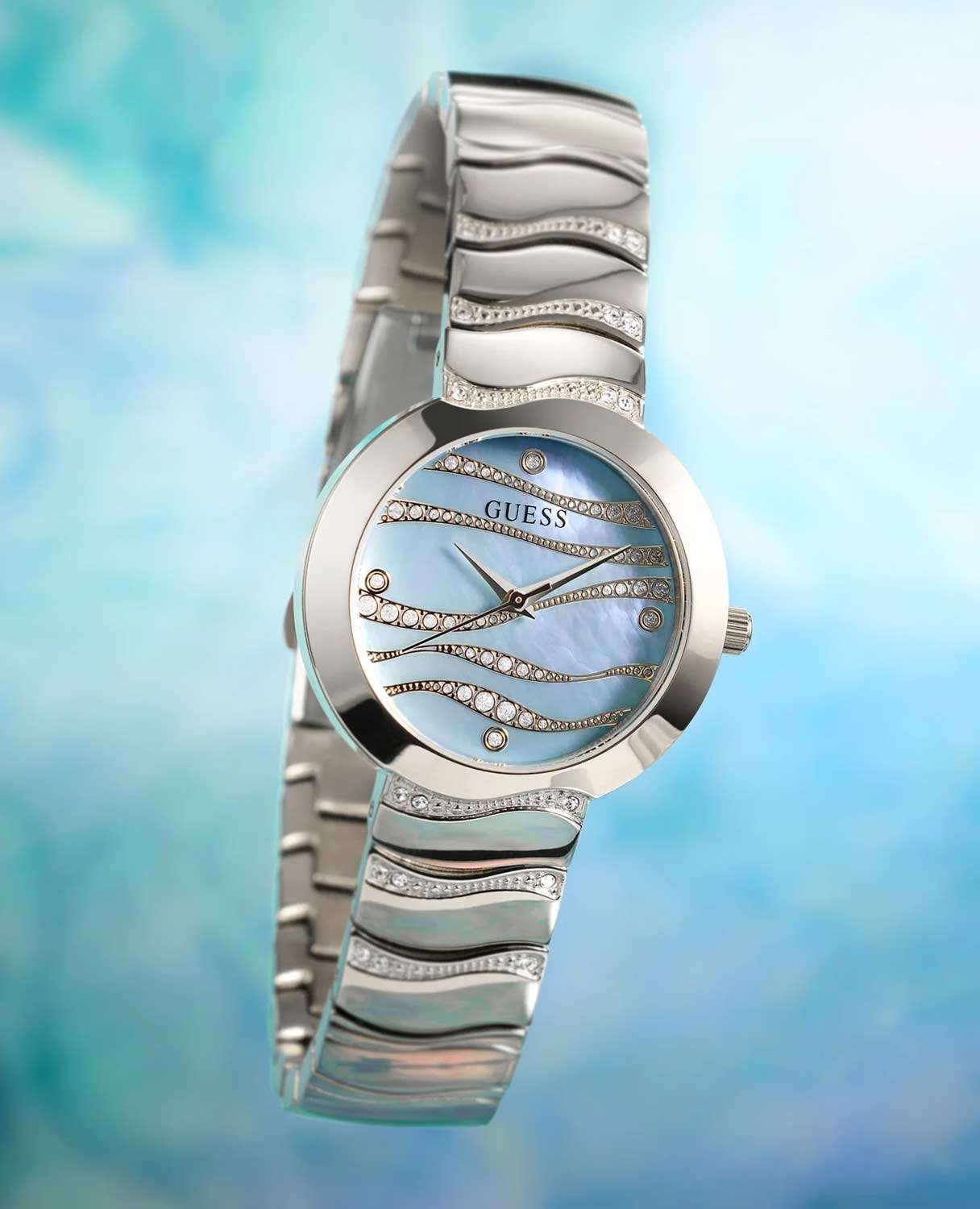 Guess Guess Dress Laguna GW0871L1,  сша женские часы на браслете нержавеющая сталь боковой вид